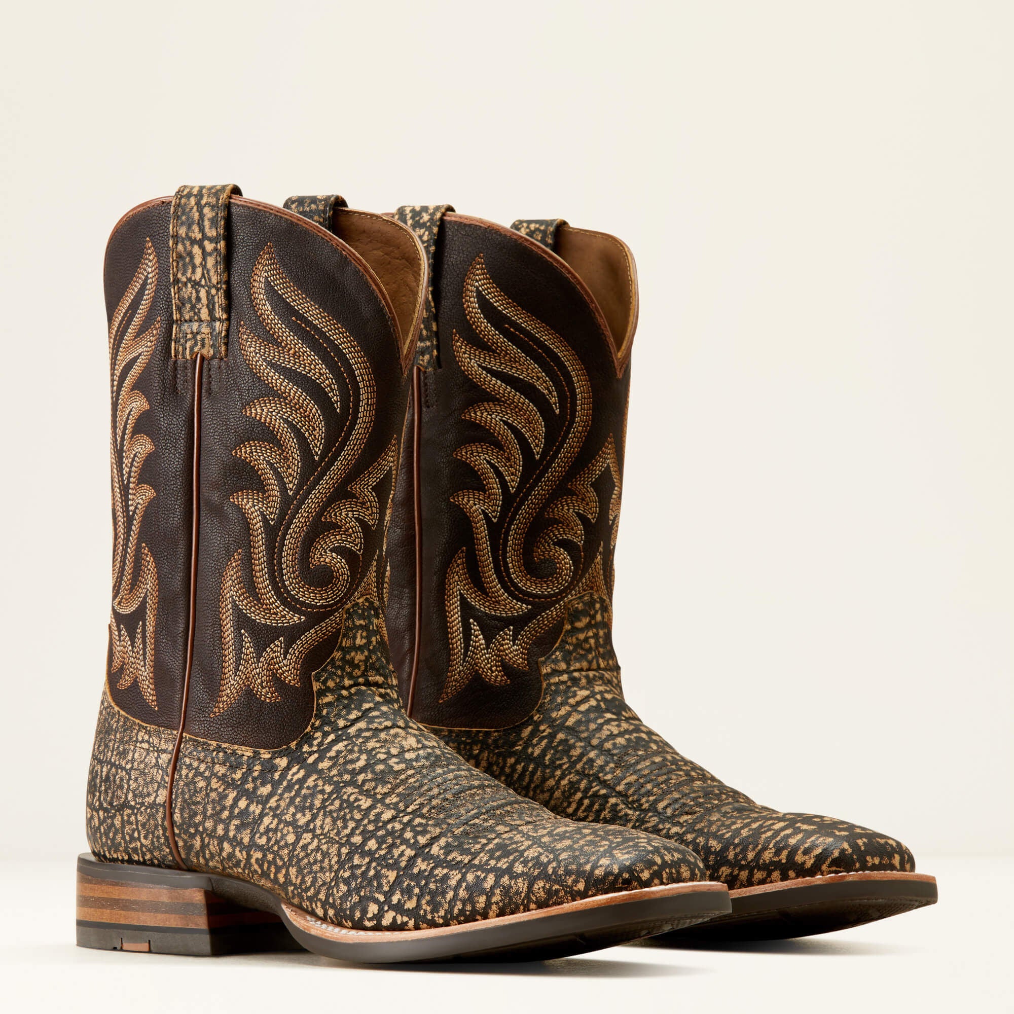 Cattle Call Wide Square Toe Cowboy Boot-Ariat