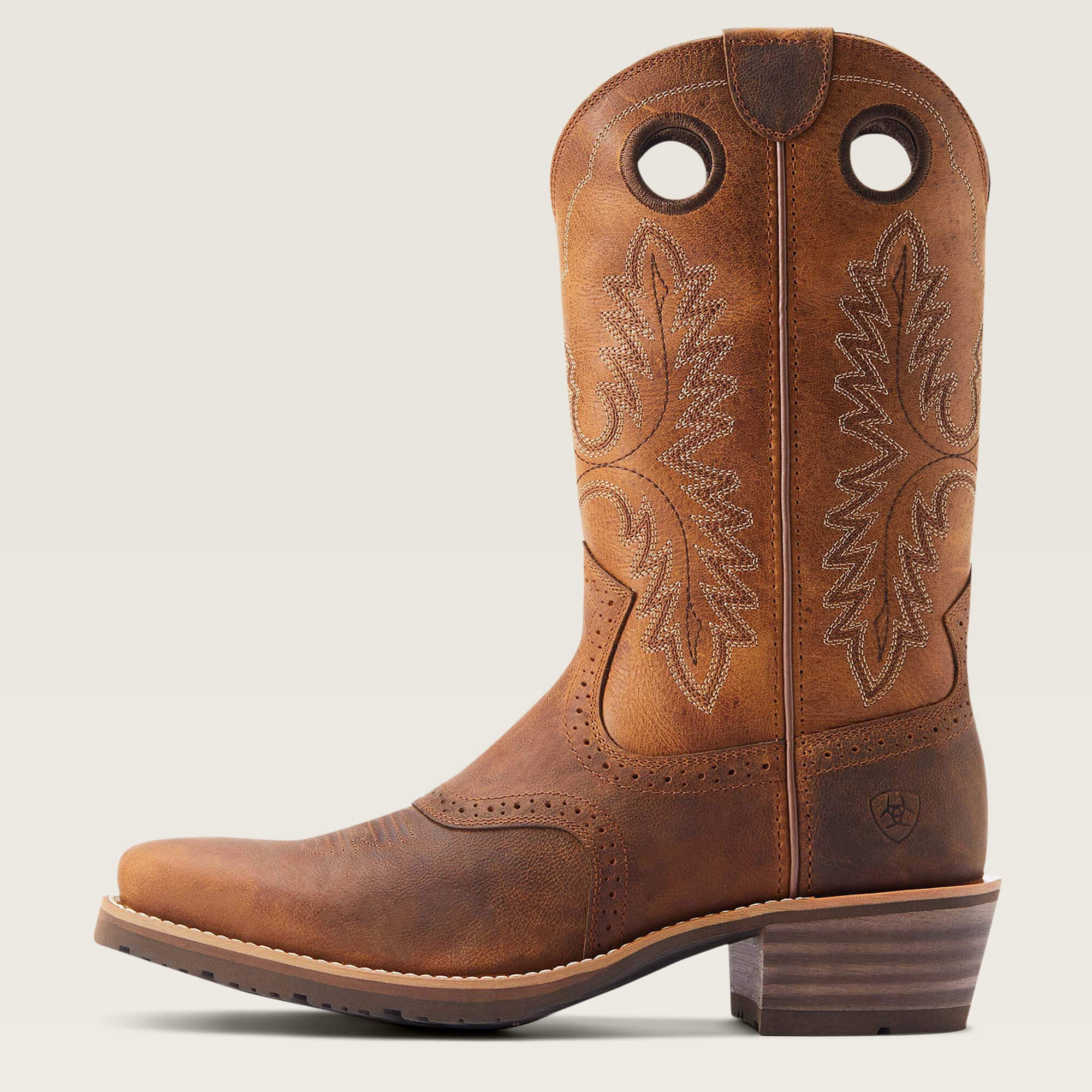 Hybrid Roughstock Square Toe Cowboy Boot-Ariat