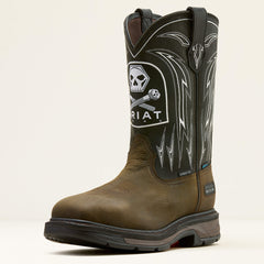 WorkHog XT Bolt Skull Waterproof Wide Square Toe Carbon Toe Work Boot-Ariat