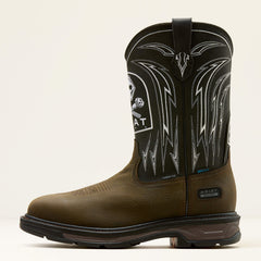 WorkHog XT Bolt Skull Waterproof Wide Square Toe Carbon Toe Work Boot-Ariat