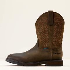Groundbreaker Wide Square Toe Waterproof Work Boot-Ariat