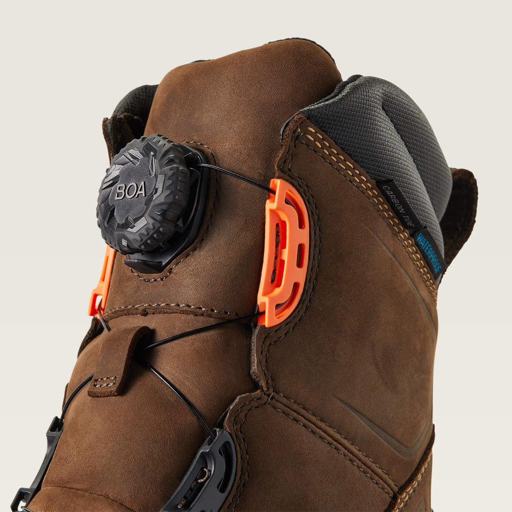 WorkHog XT 8" BOA Waterproof Carbon Toe Work Boot-Ariat