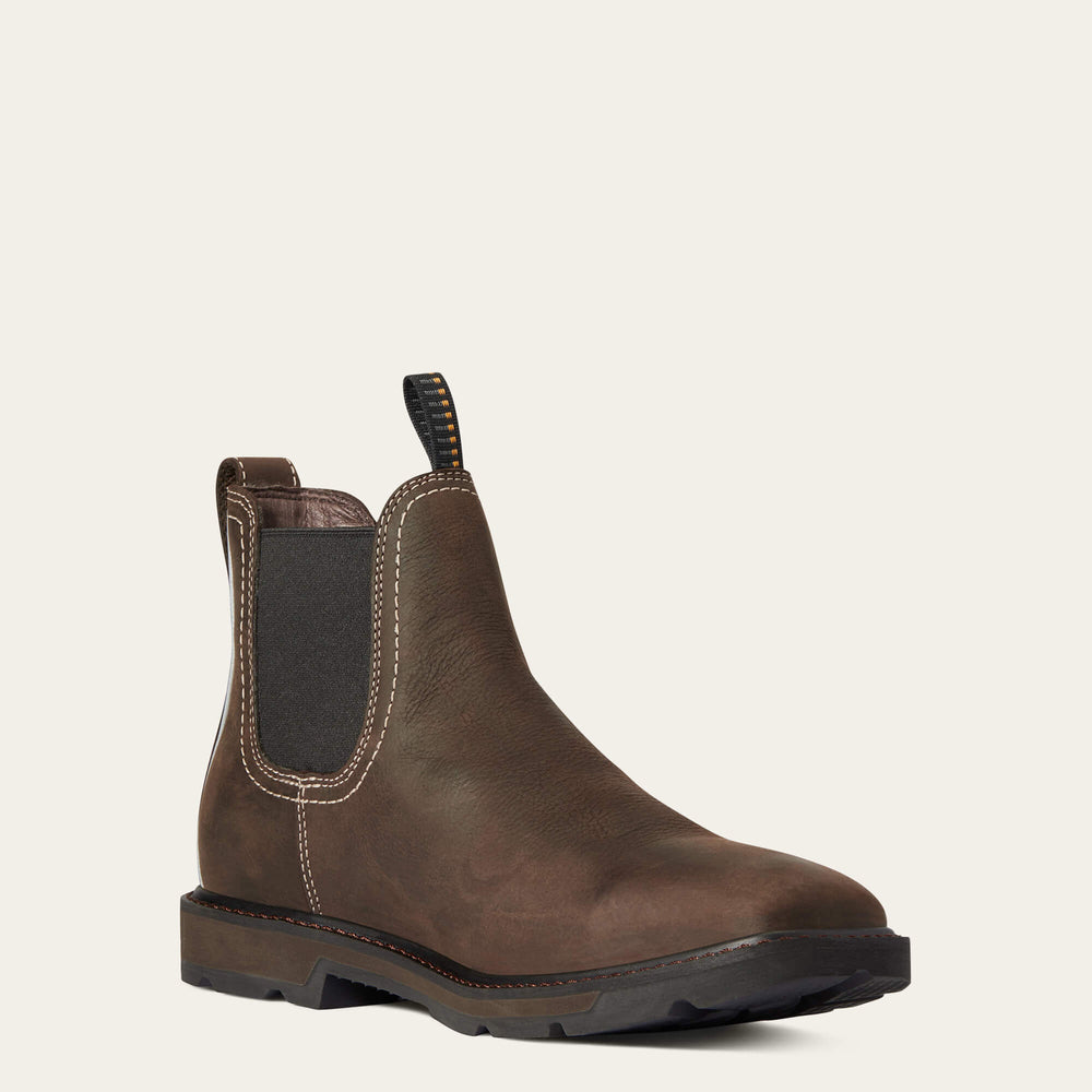 Groundbreaker Chelsea Wide Square Toe Waterproof Work Boot-Ariat