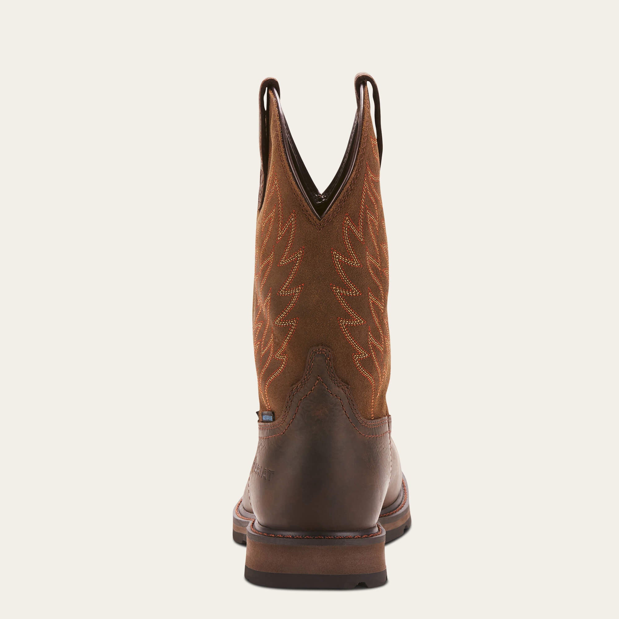 Groundbreaker Wide Square Toe Waterproof Steel Toe Work Boot-Ariat