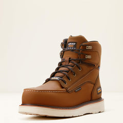 Rebar Wedge Moc Toe 6" Waterproof Composite Toe Work Boot-Ariat