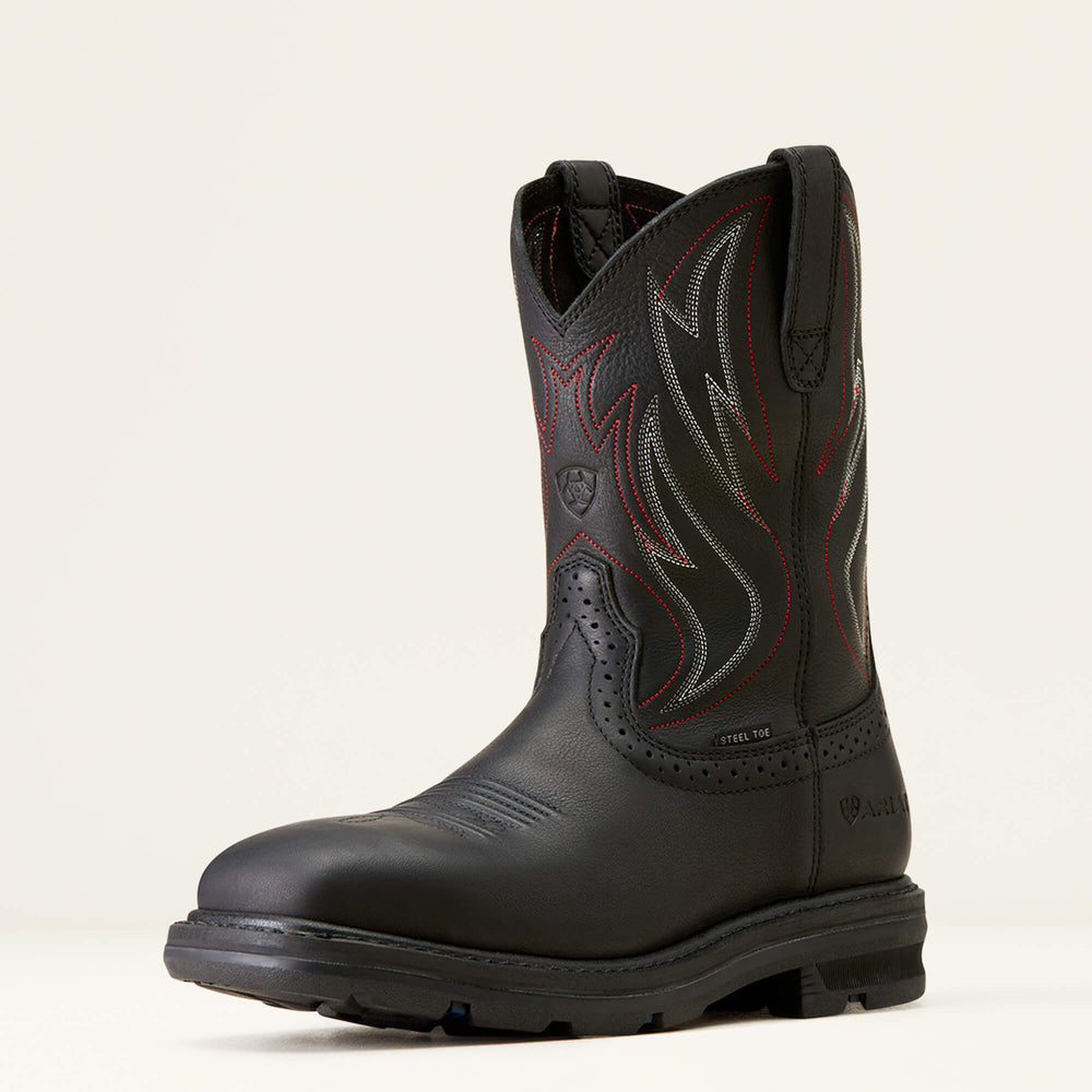 Sierra Shock Shield Steel Toe Work Boot-Ariat