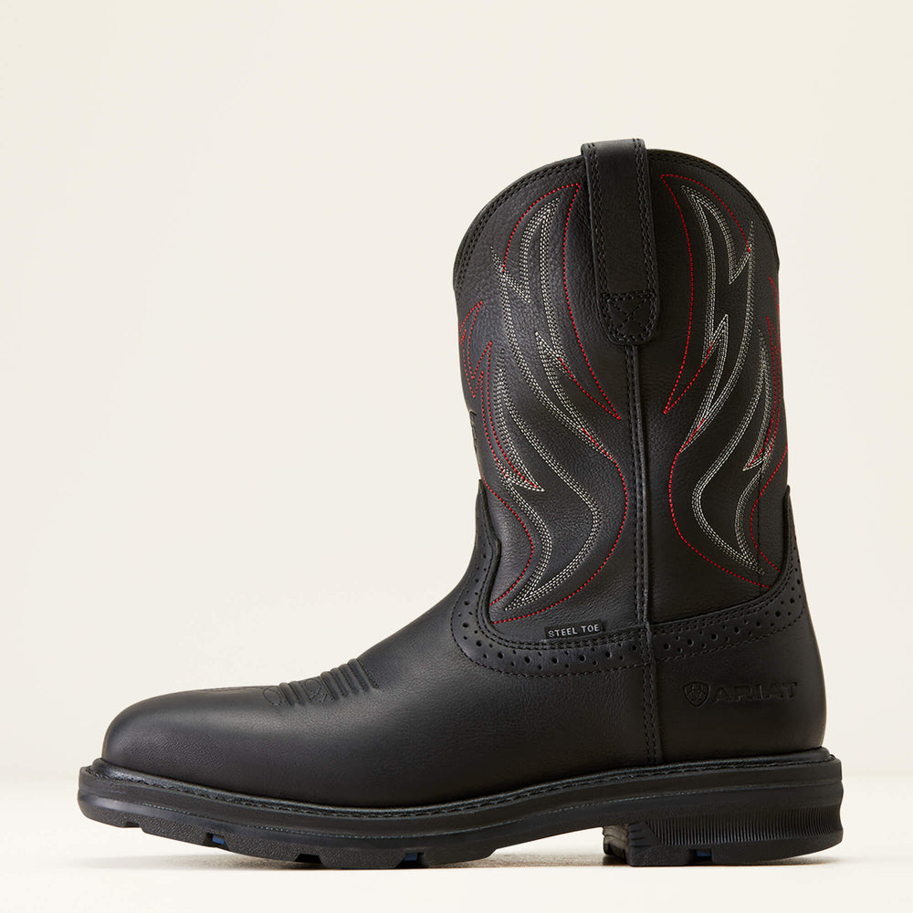 Sierra Shock Shield Steel Toe Work Boot-Ariat