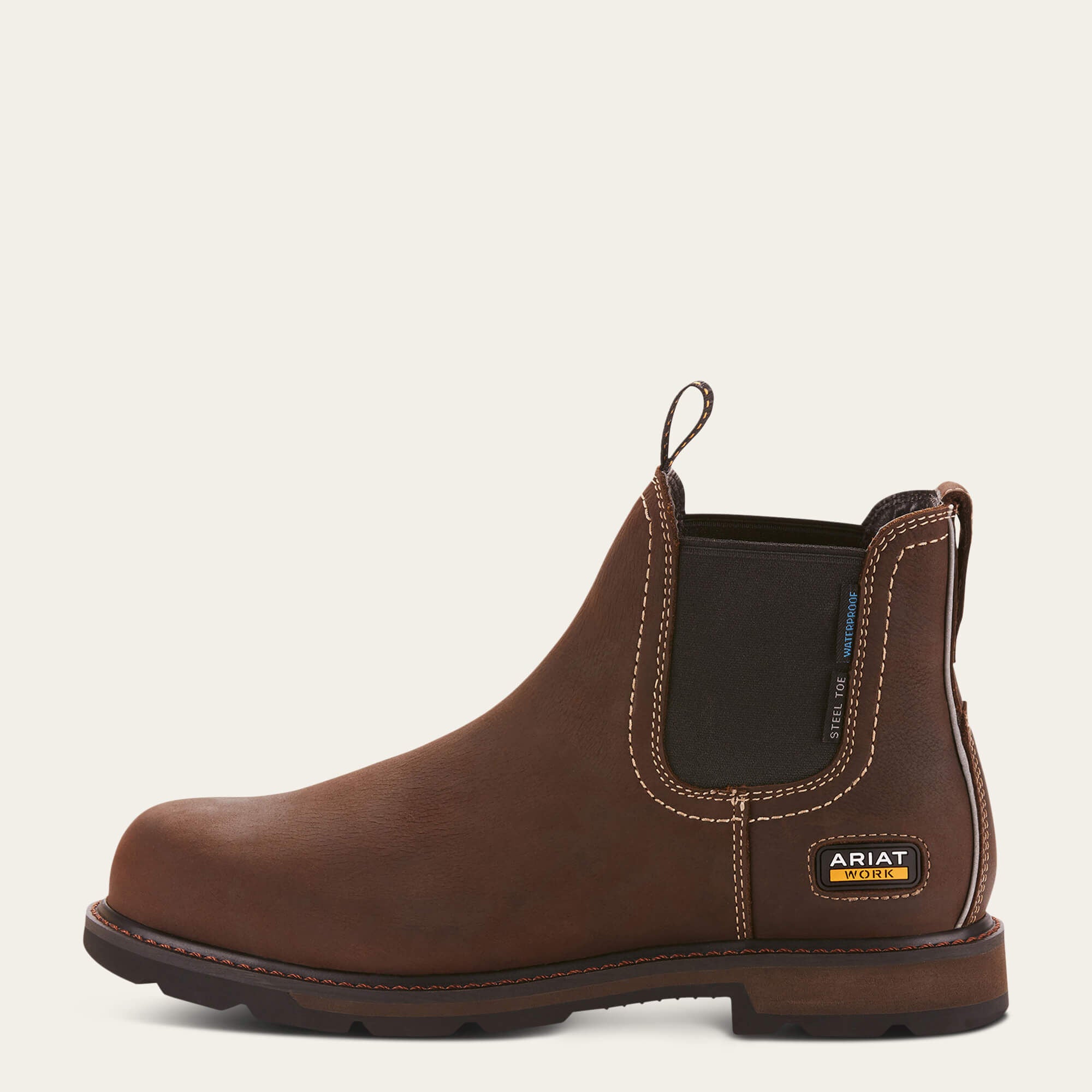 Groundbreaker Chelsea Waterproof Steel Toe Work Boot-Ariat