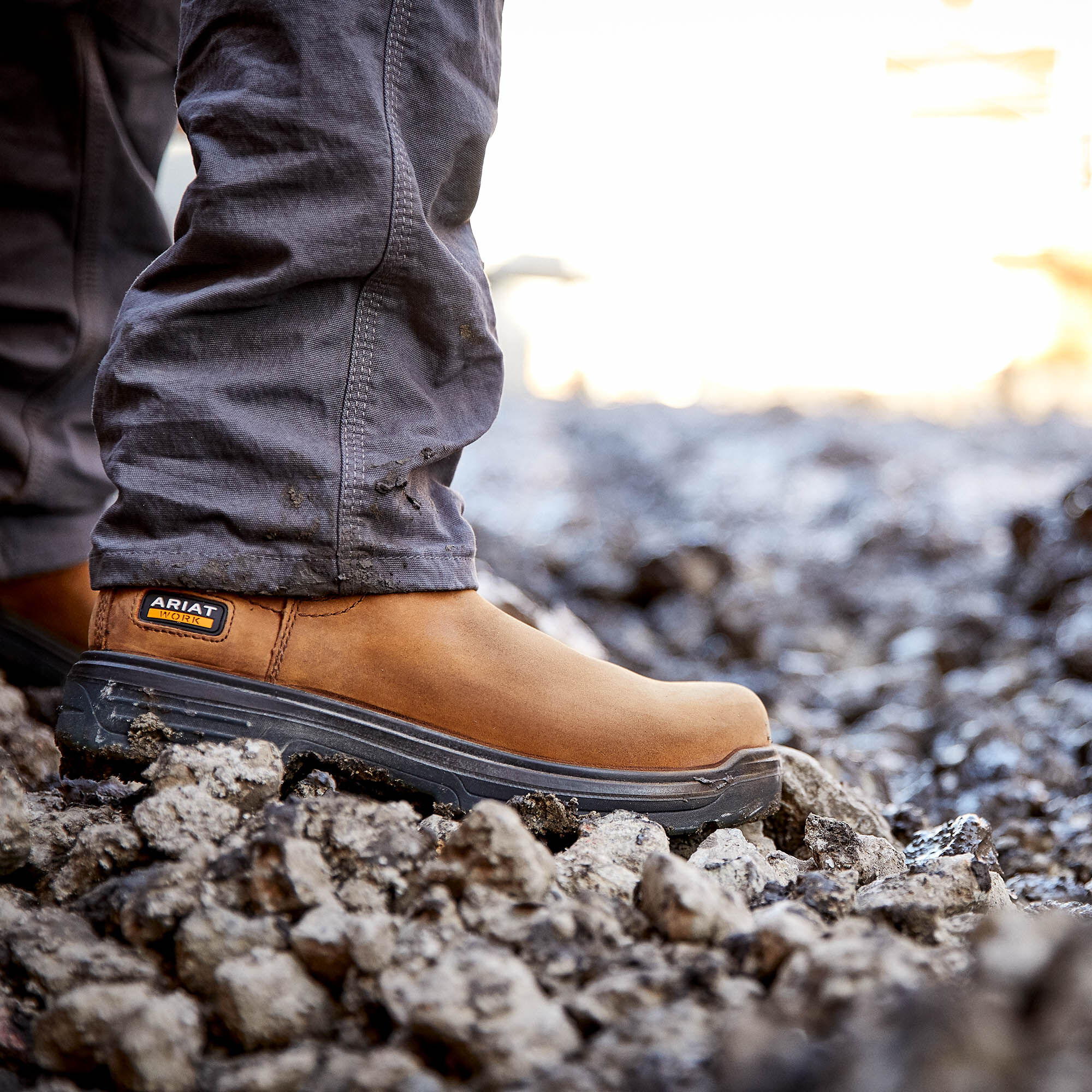 Turbo Chelsea Waterproof Carbon Toe Work Boot-Ariat