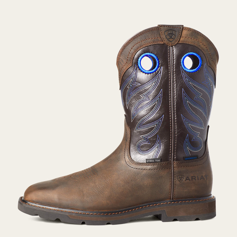 Groundwork Waterproof Steel Toe Work Boot-Ariat