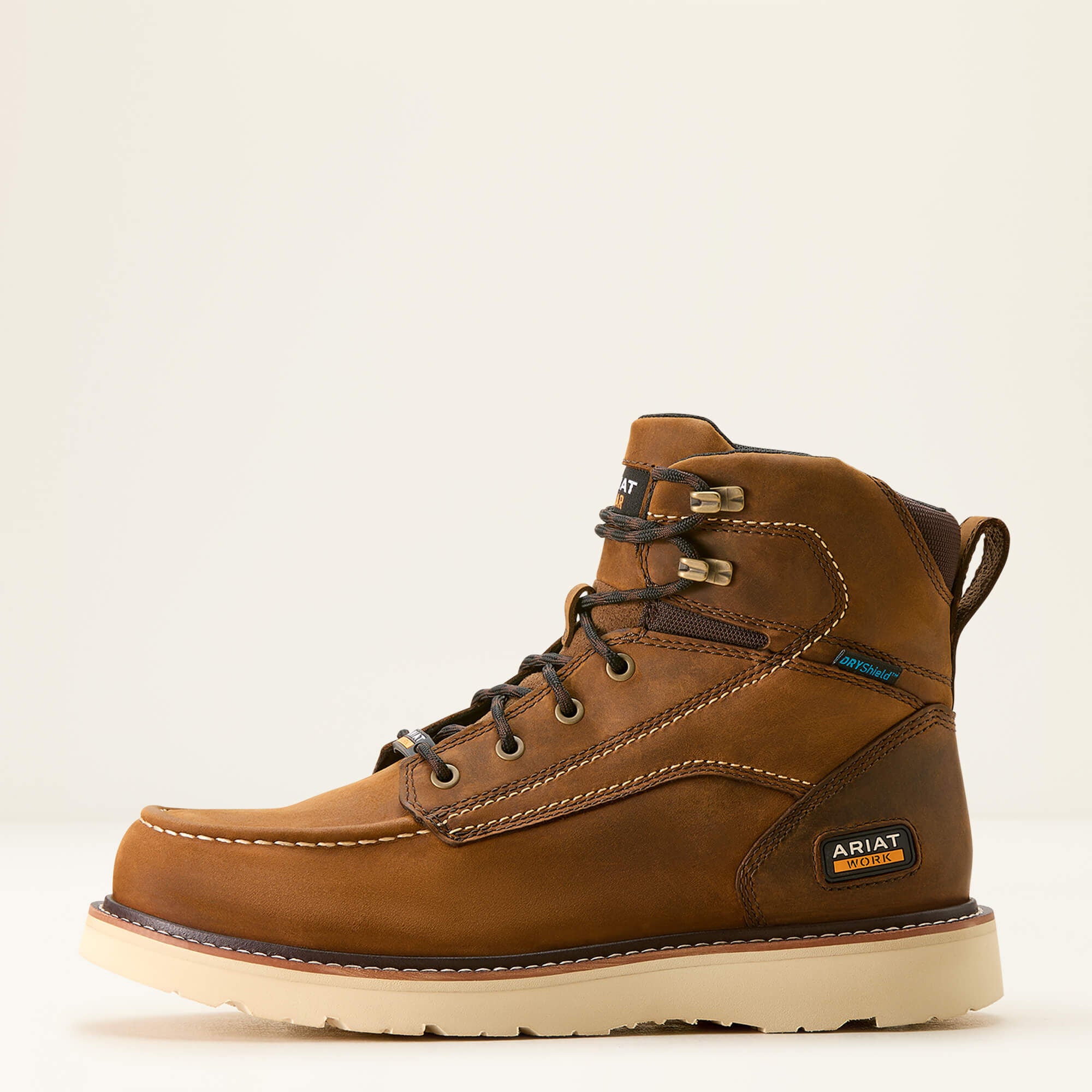 Rebar Wedge Moc Toe 6" Waterproof Work Boot-Ariat