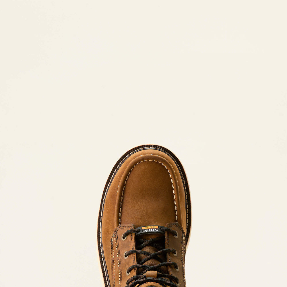 Rebar Wedge Moc Toe 6" Waterproof Work Boot-Ariat