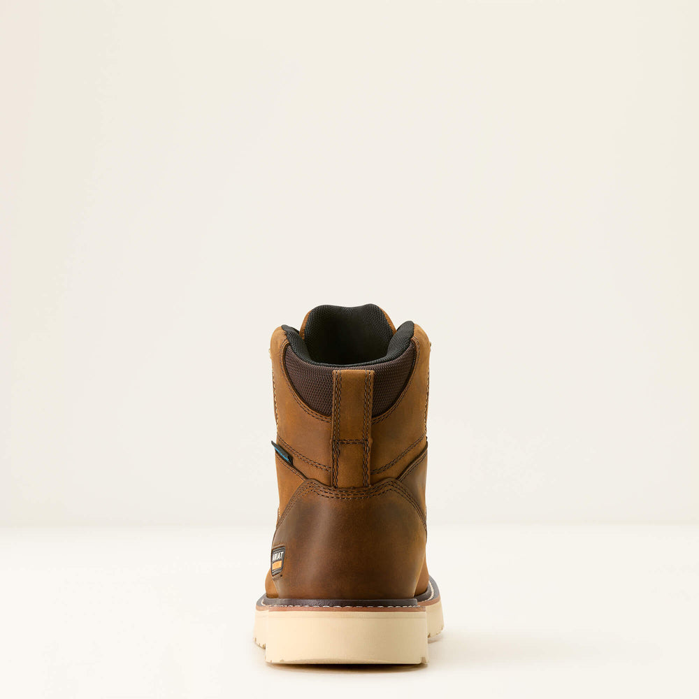Rebar Wedge Moc Toe 6" Waterproof Work Boot-Ariat
