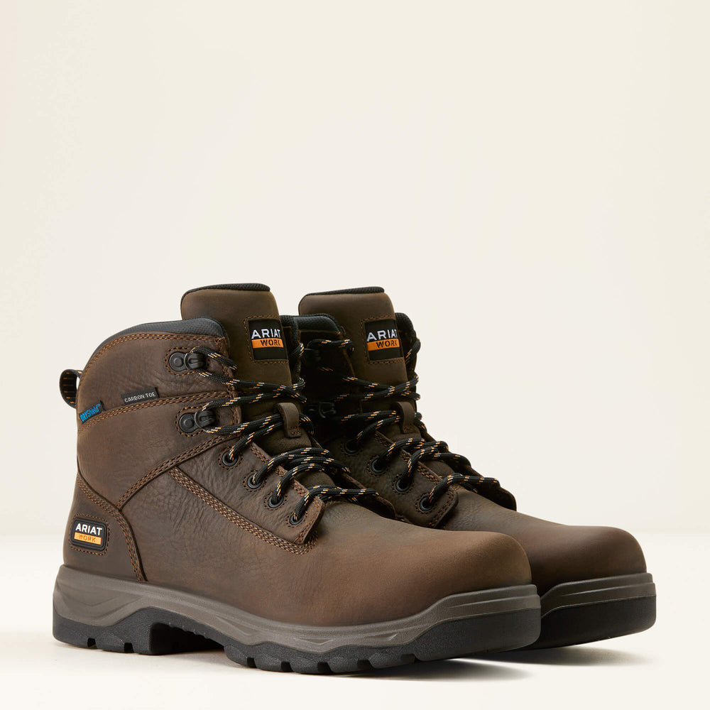 Turbo Duratread 6" Waterproof Carbon Toe Work Boot-Ariat