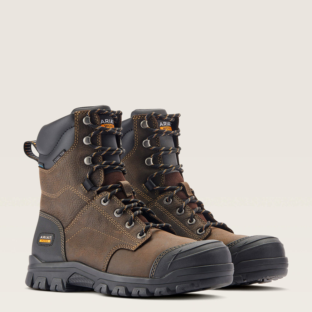Treadfast 8" Waterproof Steel Toe Work Boot-Ariat