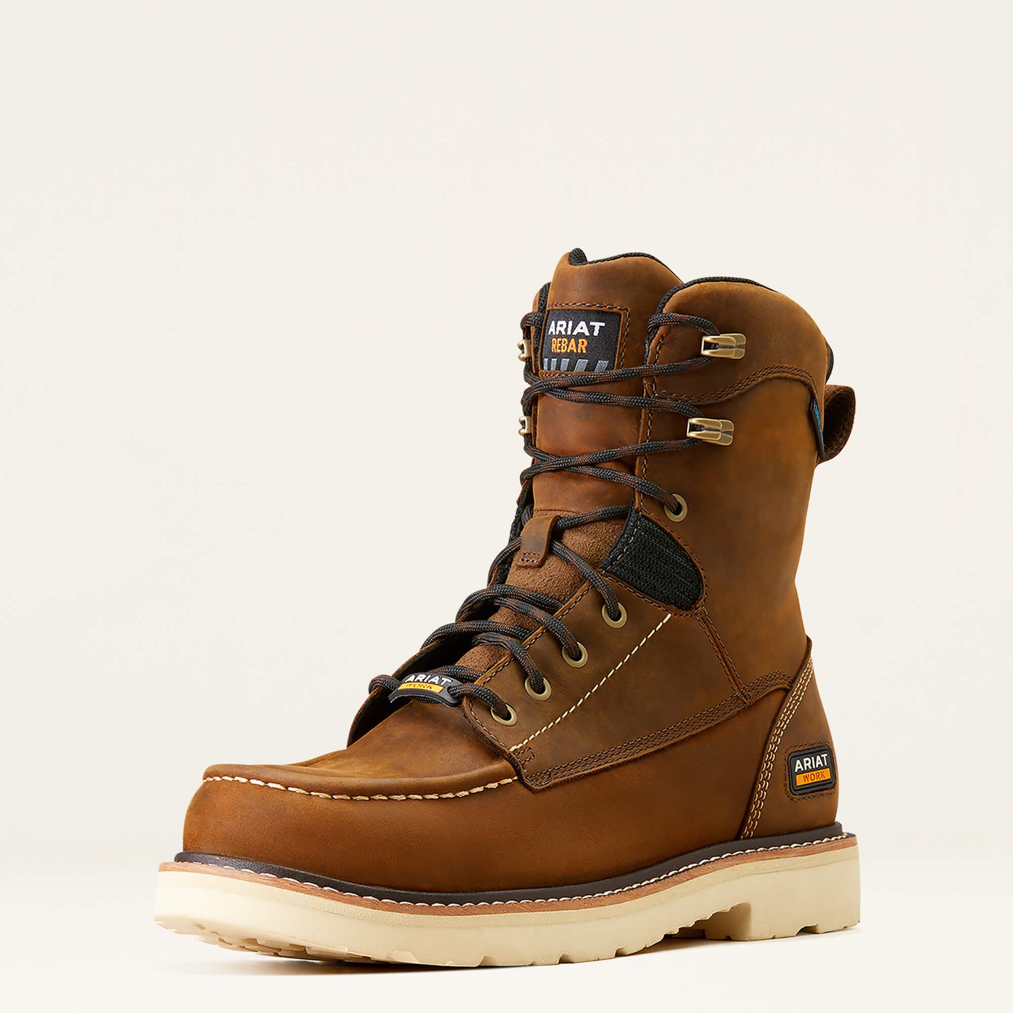 Rebar Lift 8" Waterproof Work Boot-Ariat