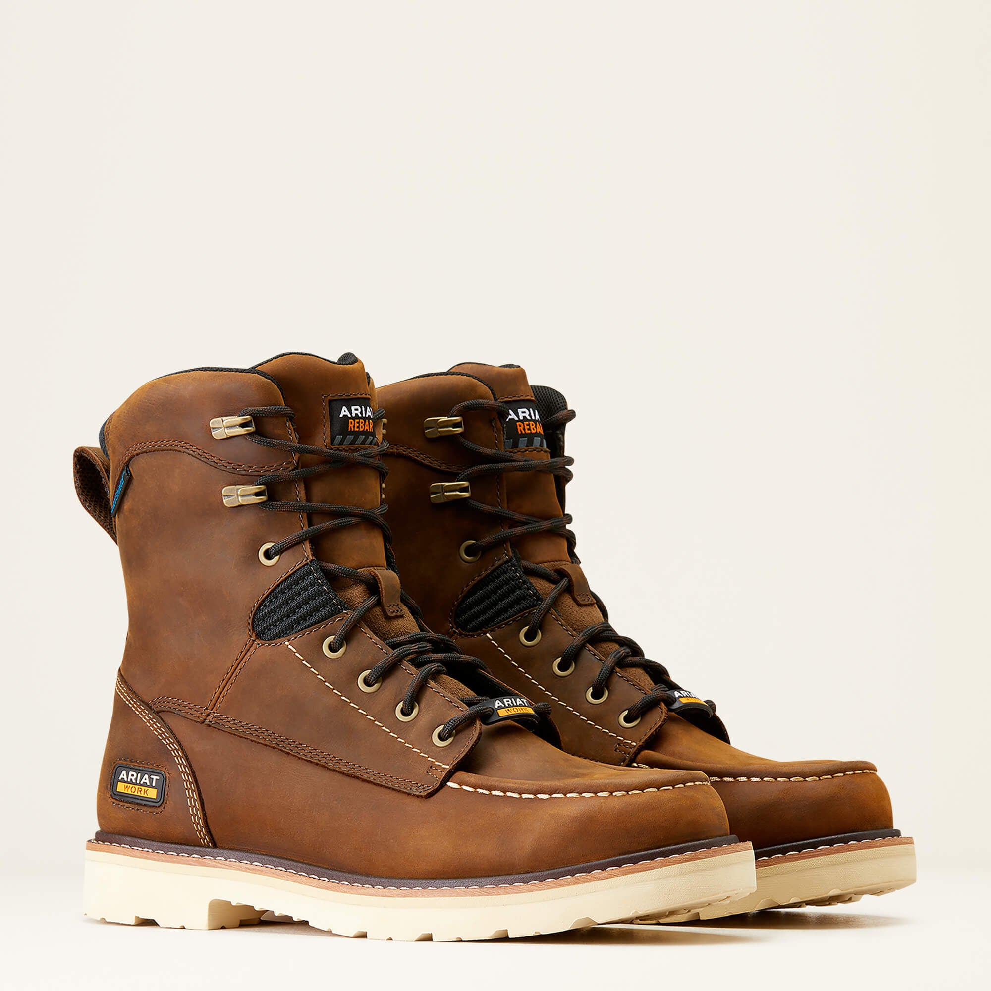 Rebar Lift 8" Waterproof Work Boot-Ariat