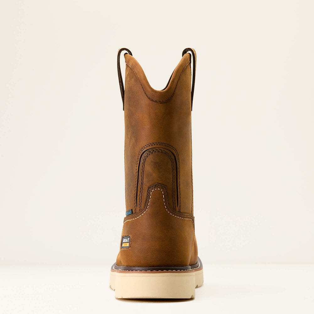 Rebar Wedge Pull-On Waterproof Composite Toe Work Boot-Ariat