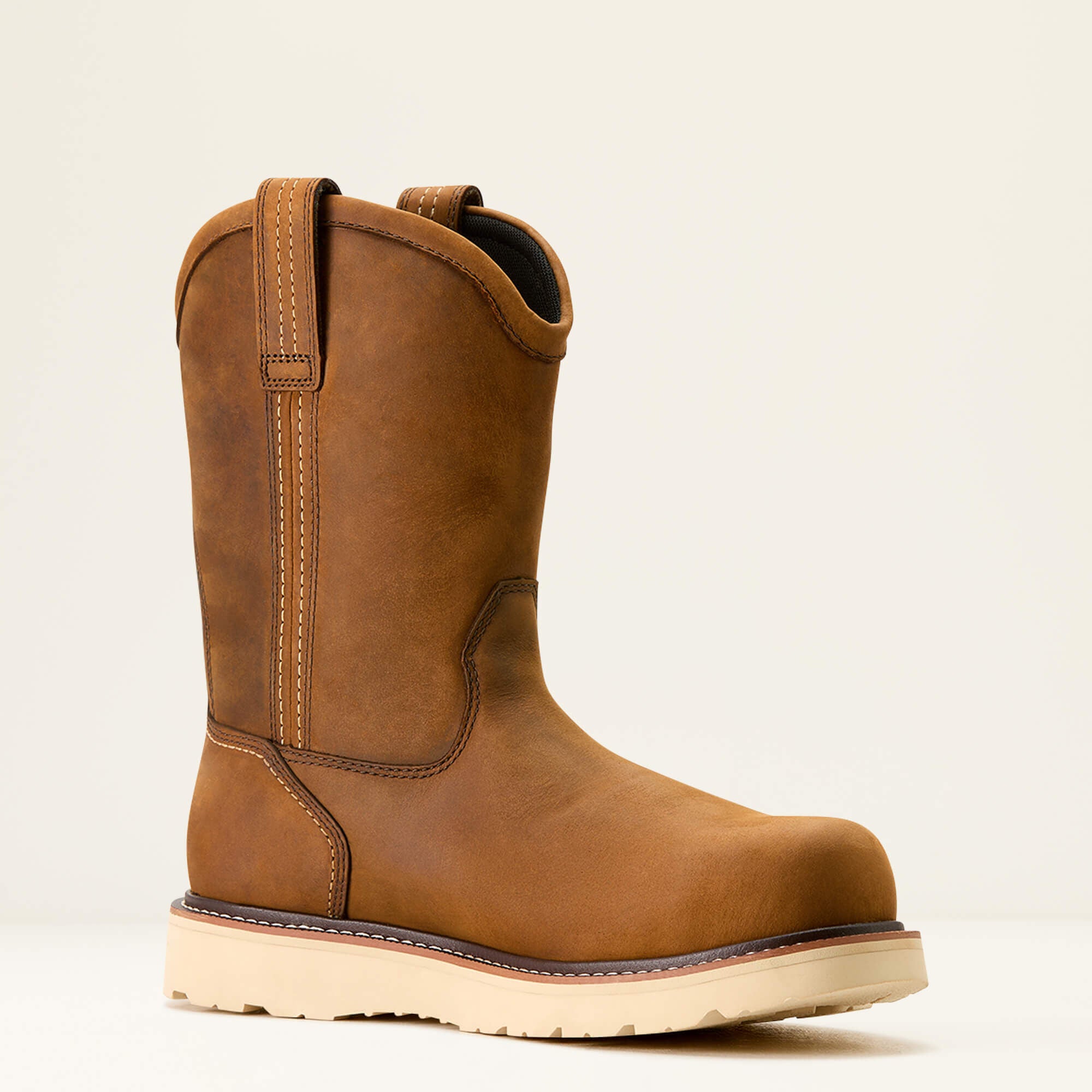 Rebar Wedge Pull-On Waterproof Composite Toe Work Boot-Ariat