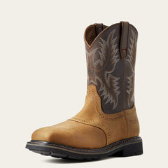Sierra Wide Square Toe Steel Toe Work Boot-Ariat