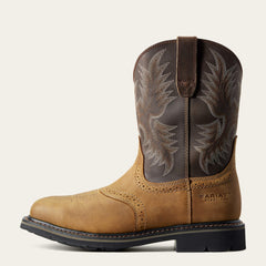 Sierra Wide Square Toe Steel Toe Work Boot-Ariat
