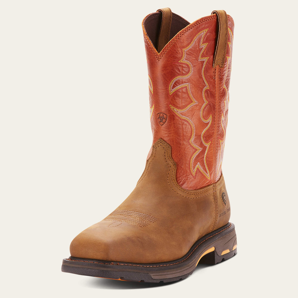 WorkHog Wide Square Toe Steel Toe Work Boot-Ariat