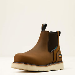 Rebar Wedge Chelsea Waterproof Composite Toe Work Boot-Ariat