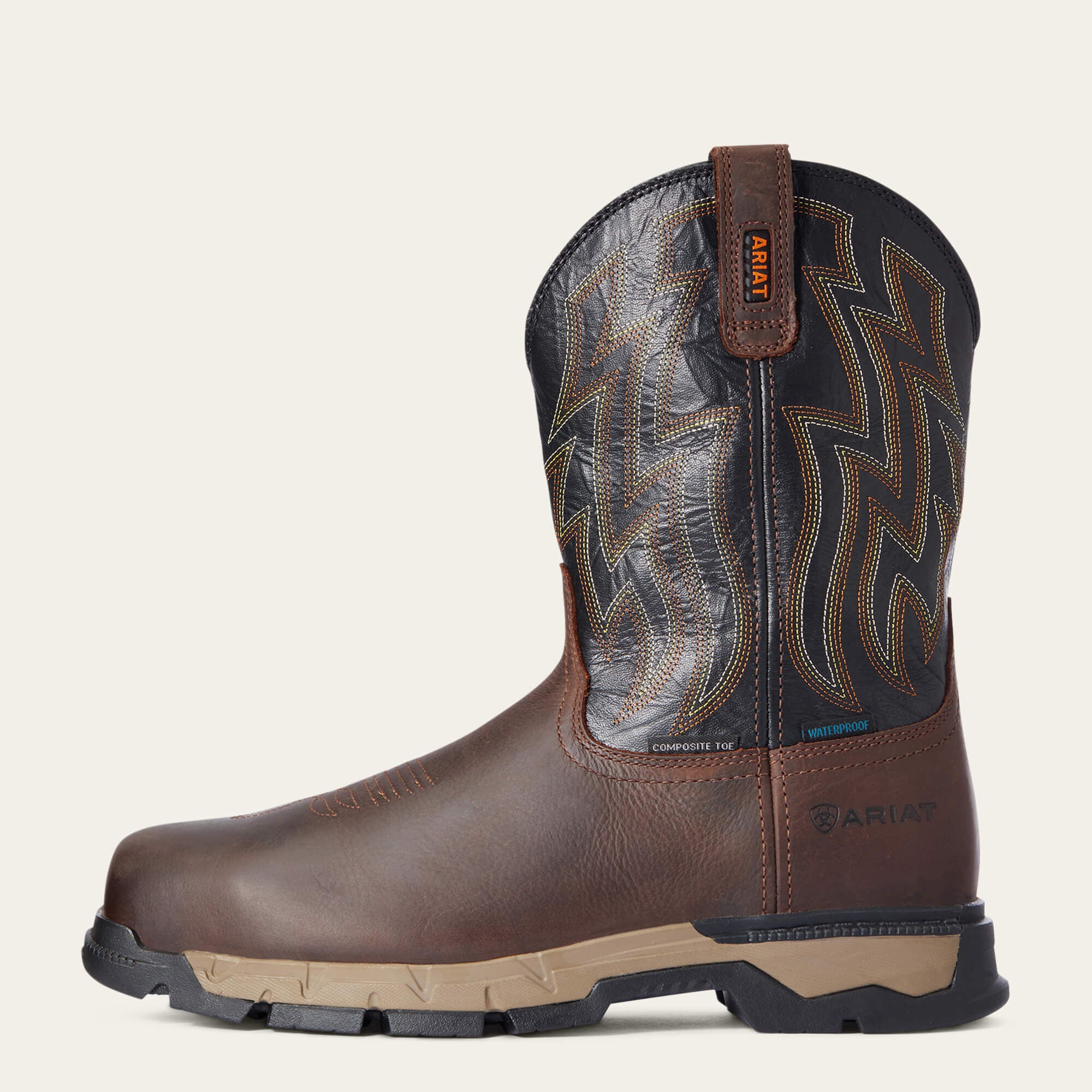 Rebar Flex Western Waterproof Composite Toe Work Boot-Ariat