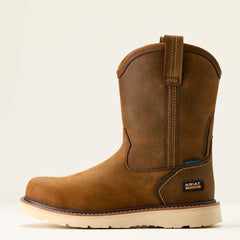 Rebar Wedge Pull-On Waterproof Work Boot-Ariat