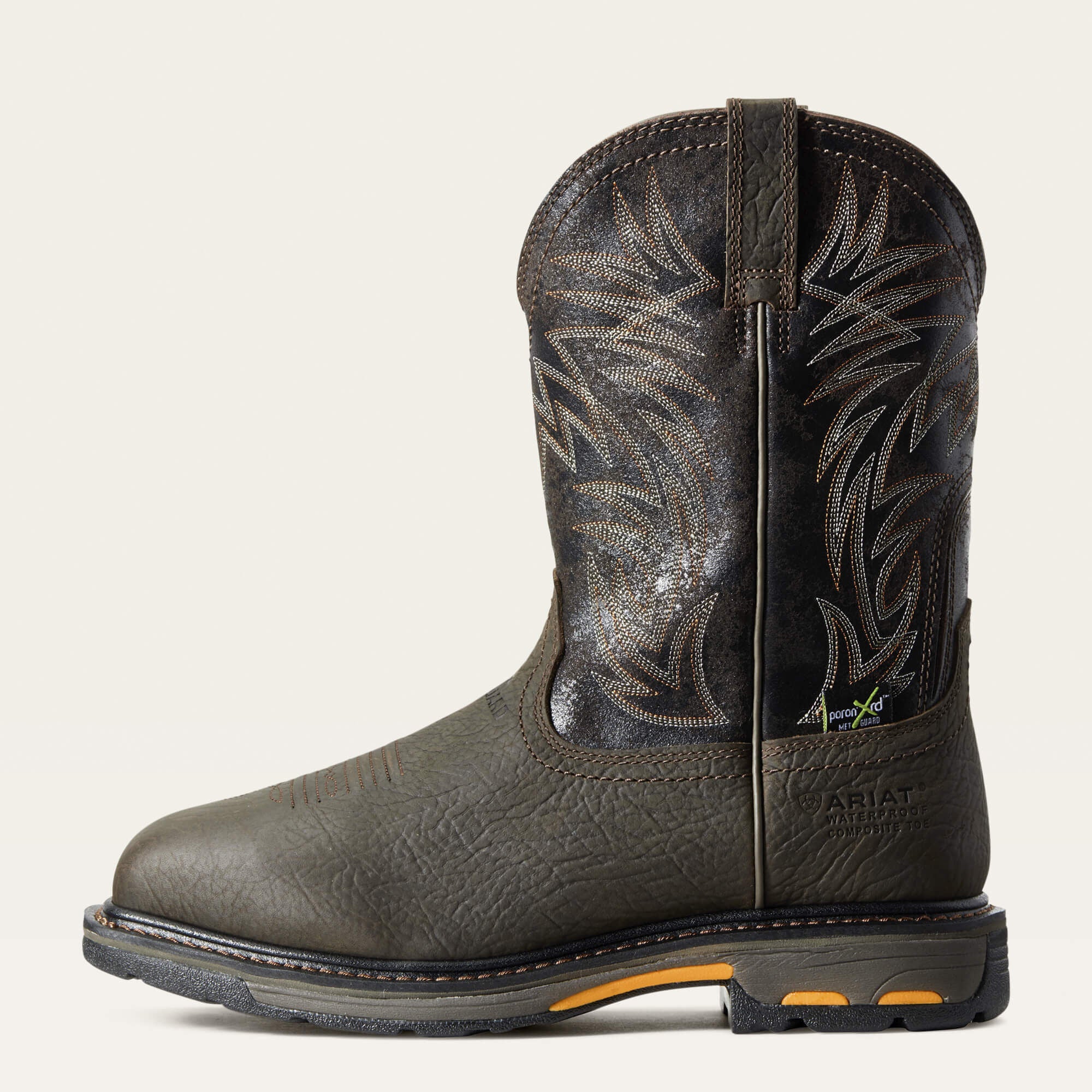 WorkHog Wide Square Toe MetGuard Waterproof Composite Toe Work Boot-Ariat