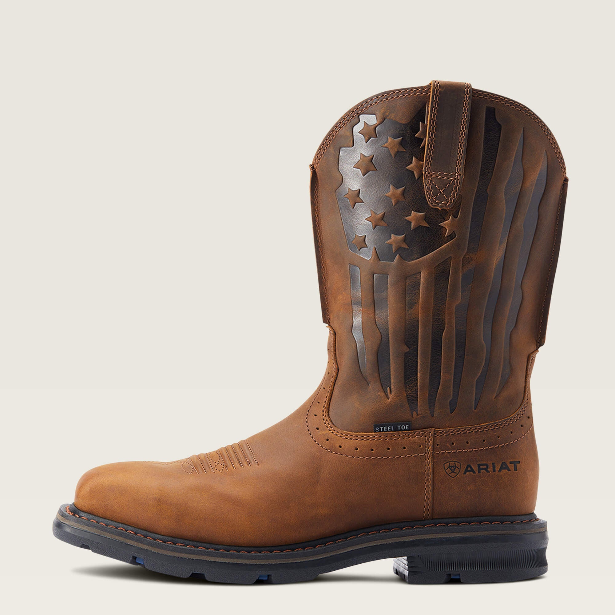 Sierra Shock Shield Patriot Steel Toe Work Boot-Ariat