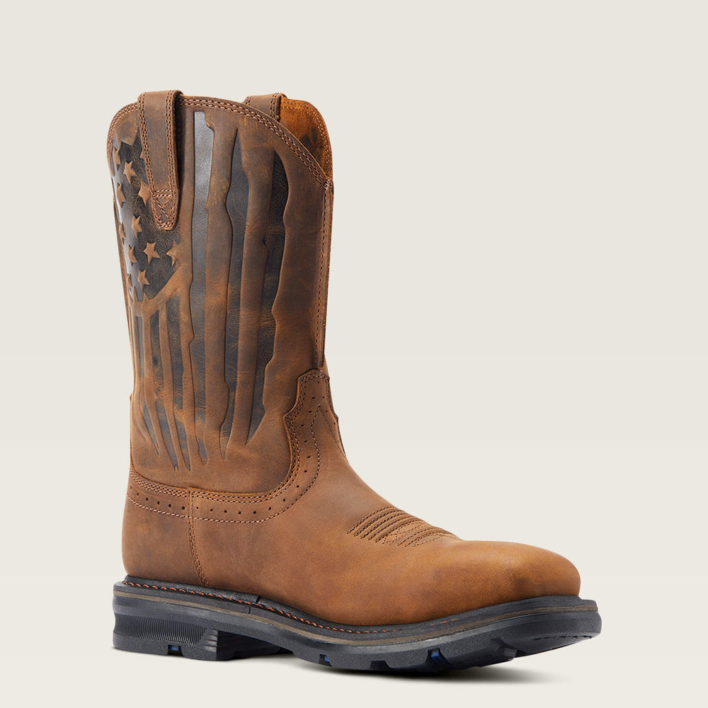 Sierra Shock Shield Patriot Steel Toe Work Boot-Ariat