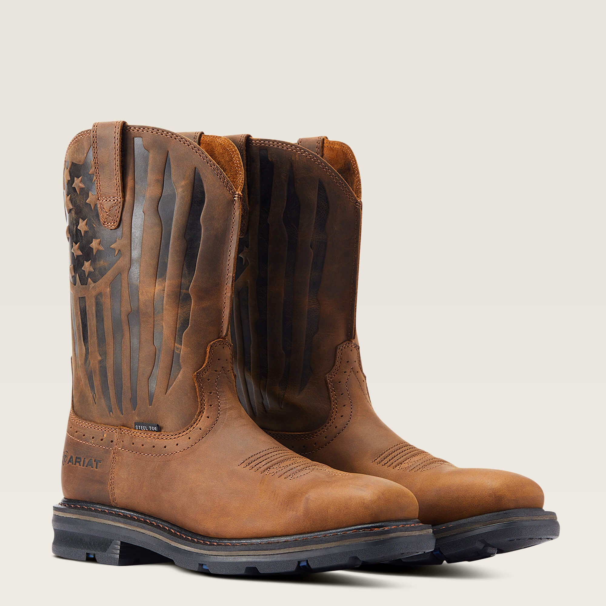 Sierra Shock Shield Patriot Steel Toe Work Boot-Ariat