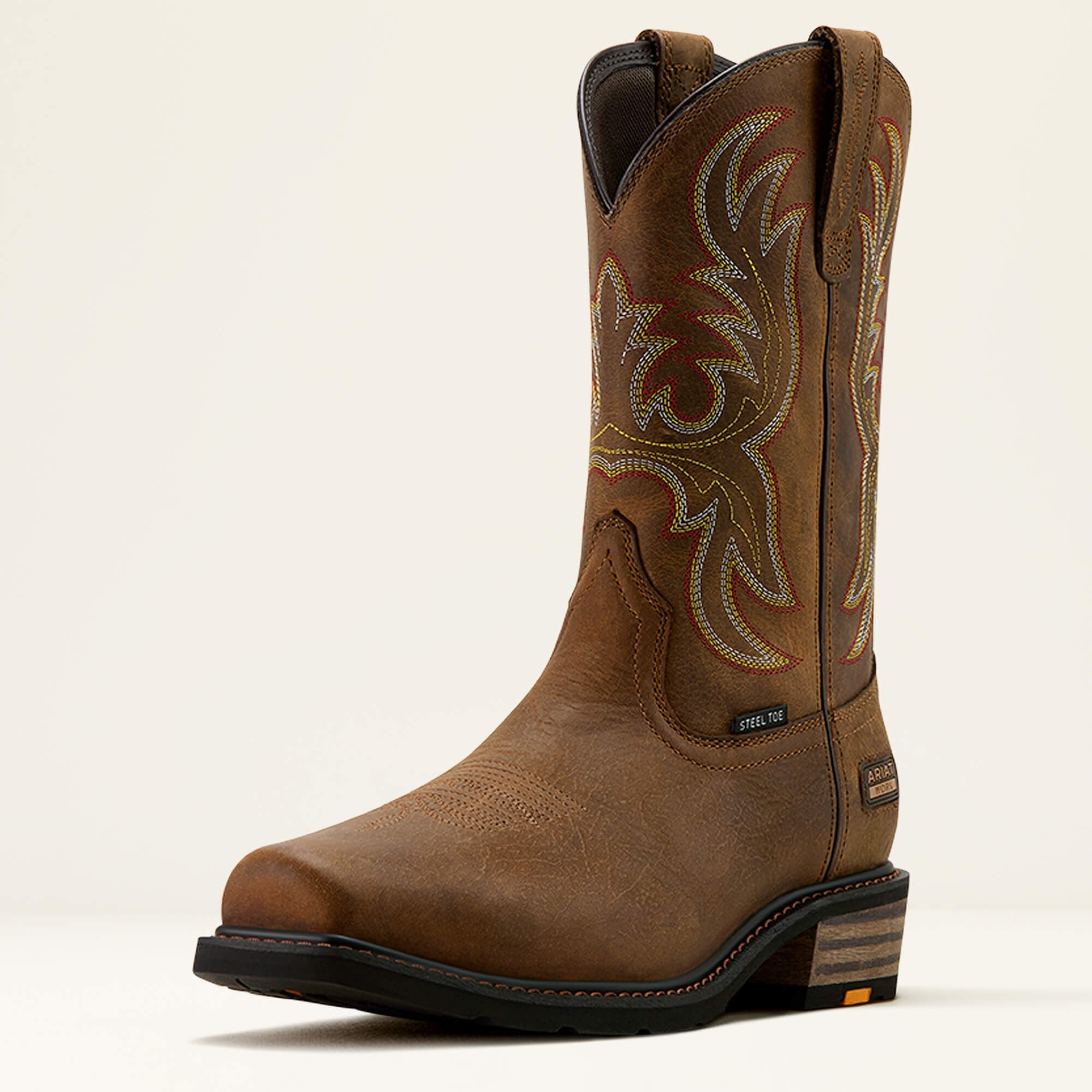 Ironside Square Toe Steel Toe Work Boot-Ariat