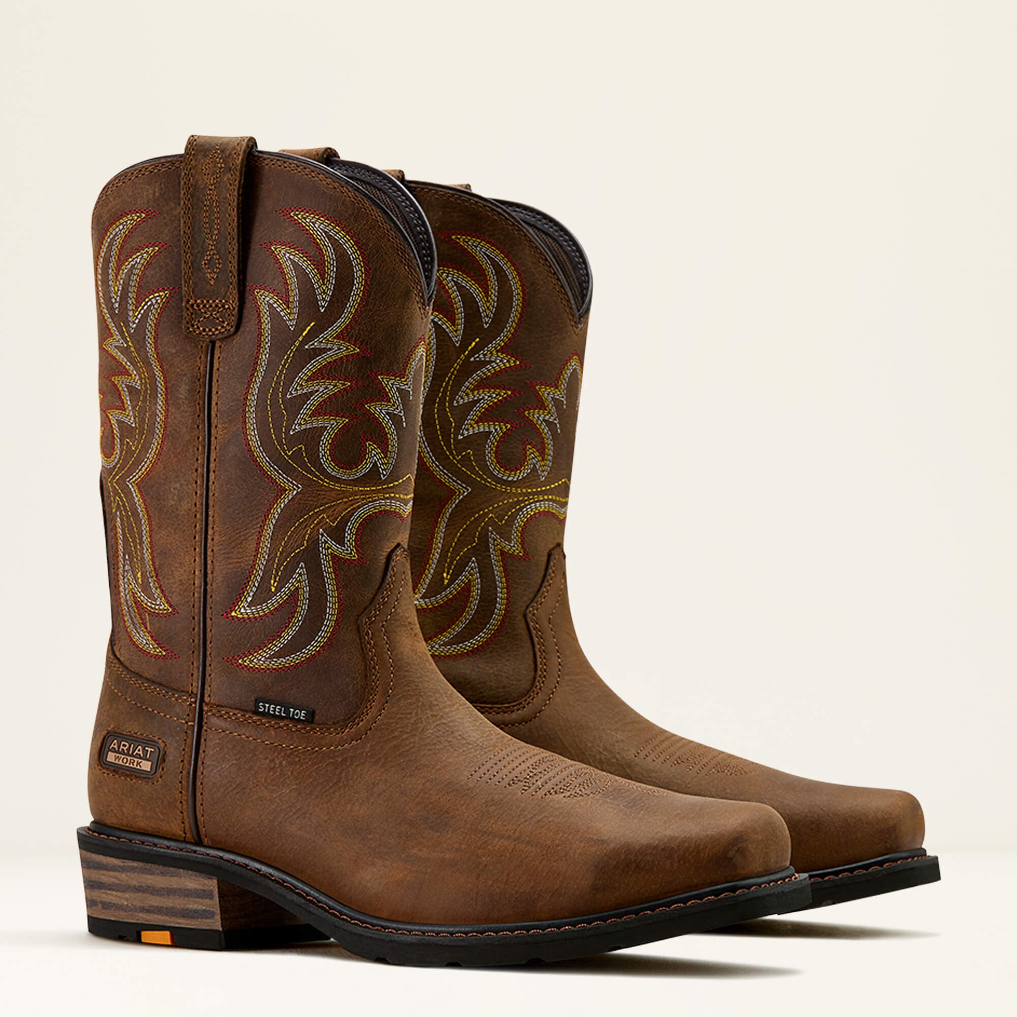 Ironside Square Toe Steel Toe Work Boot-Ariat
