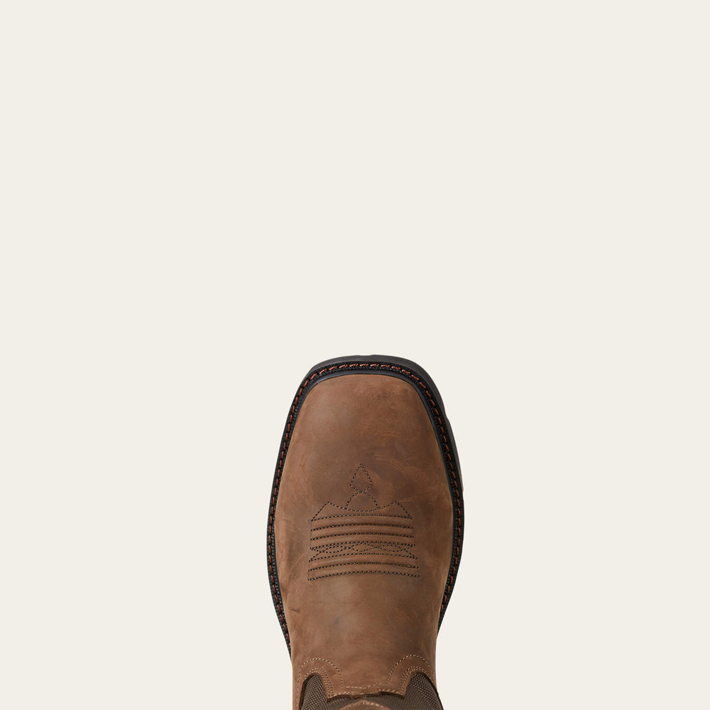 Groundbreaker Wide Square Toe Waterproof Steel Toe Work Boot-Ariat