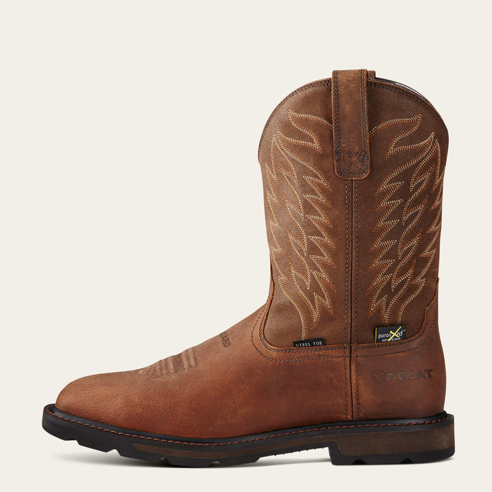 Groundbreaker Wide Square Toe MetGuard MetGuard Steel Toe Work Boot-Ariat