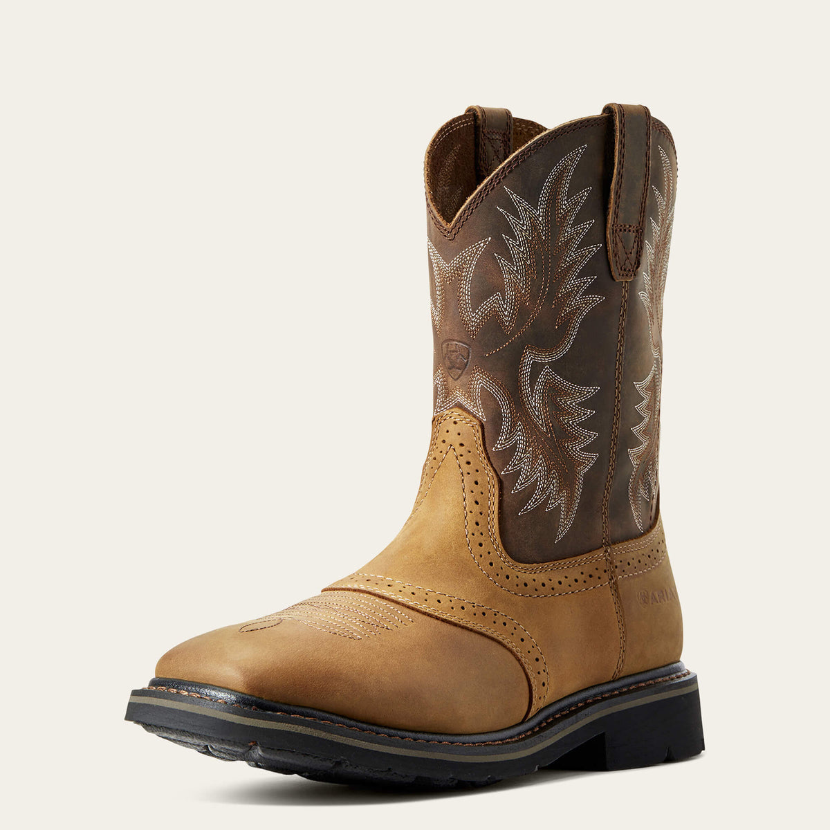 Sierra Wide Square Toe Work Boot-Ariat