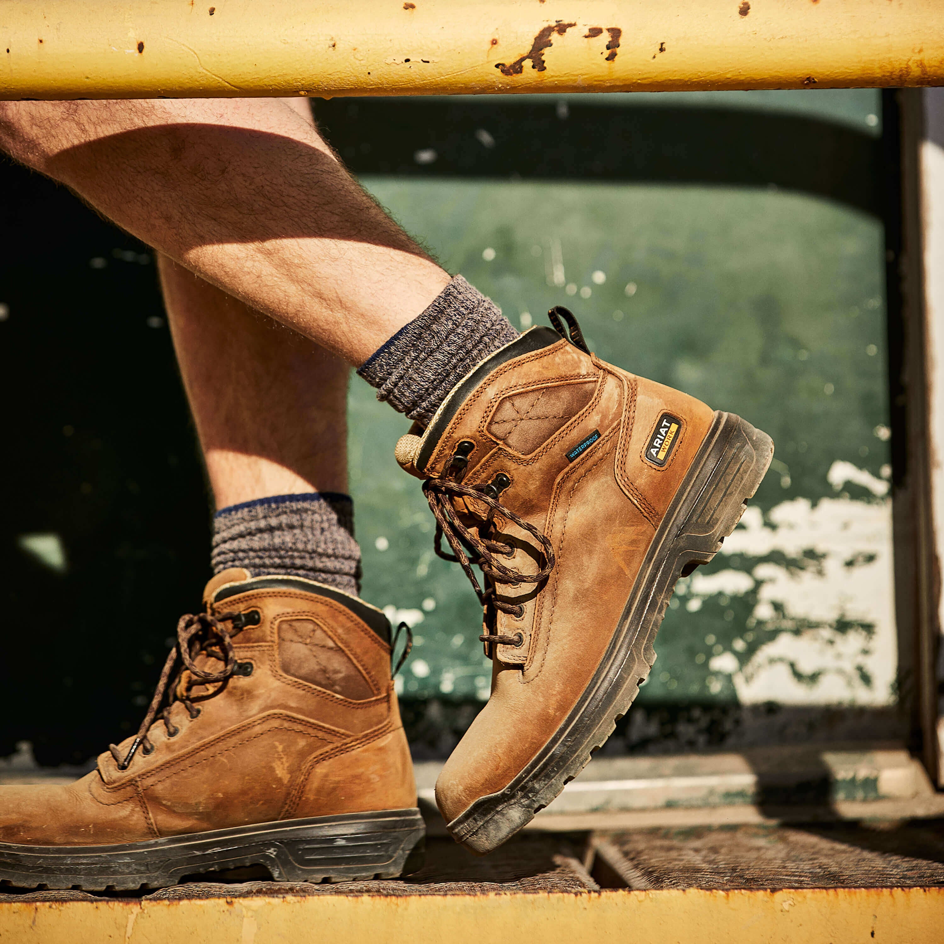 Turbo 6" Waterproof Carbon Toe Work Boot-Ariat