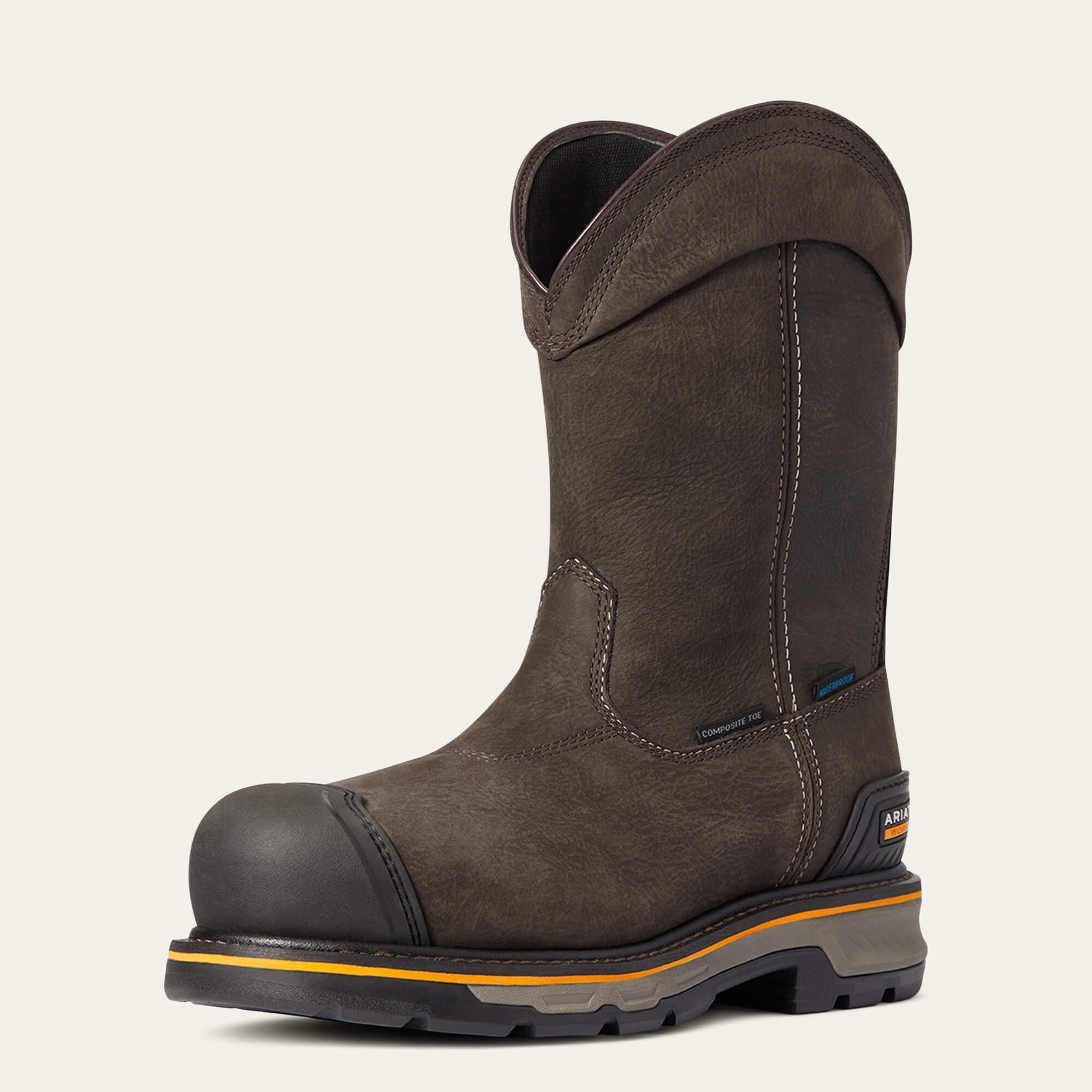 Stump Jumper Pull-On Waterproof Composite Toe Work Boot-Ariat