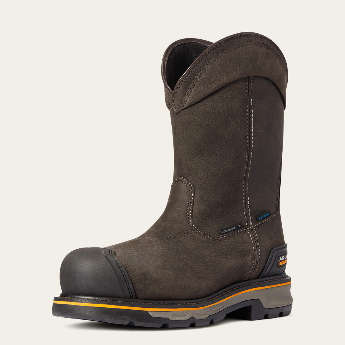Stump Jumper Pull-On Waterproof Composite Toe Work Boot-Ariat
