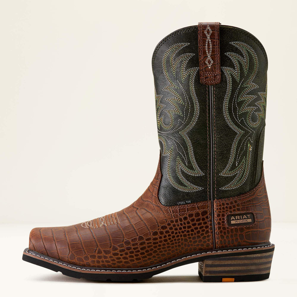 Ironside Square Toe Steel Toe Work Boot-Ariat