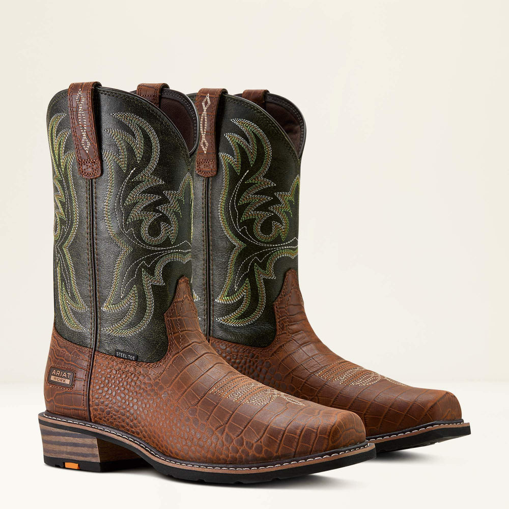 Ironside Square Toe Steel Toe Work Boot-Ariat