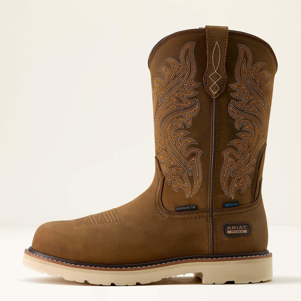 Activator Argo Waterproof Round Toe Composite Toe Work Boot-Ariat