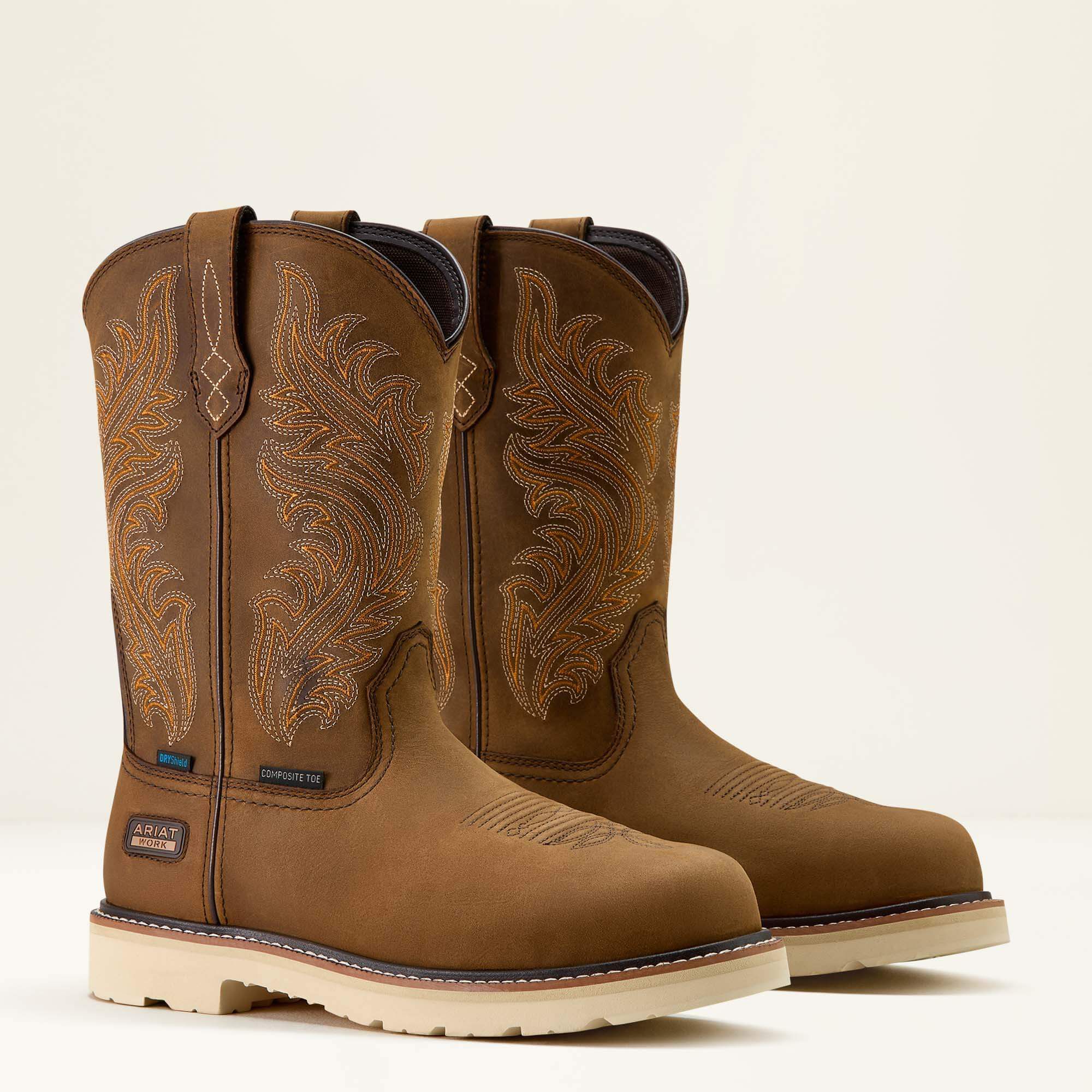 Activator Argo Waterproof Round Toe Composite Toe Work Boot-Ariat