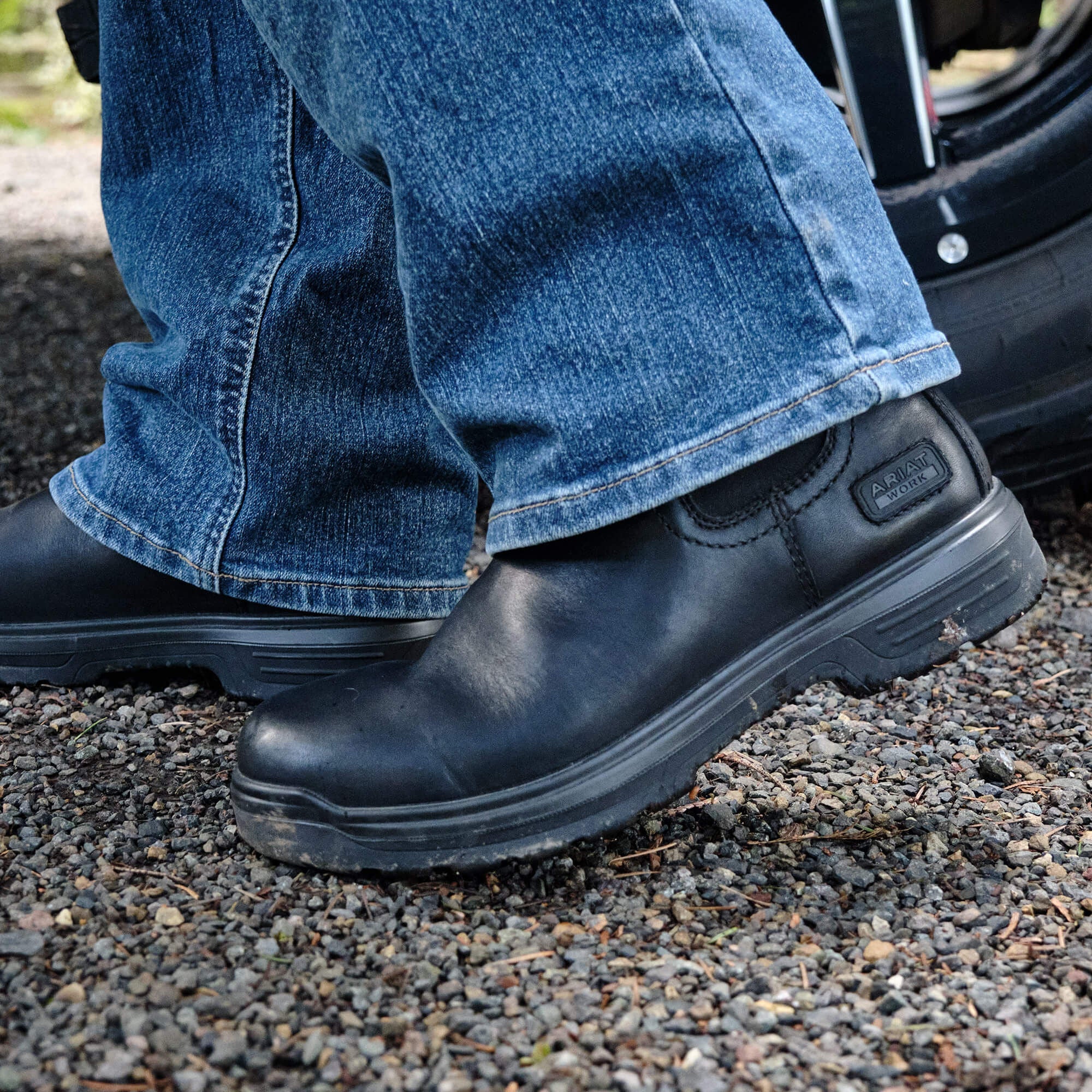 Turbo Chelsea Waterproof Work Boot-Ariat