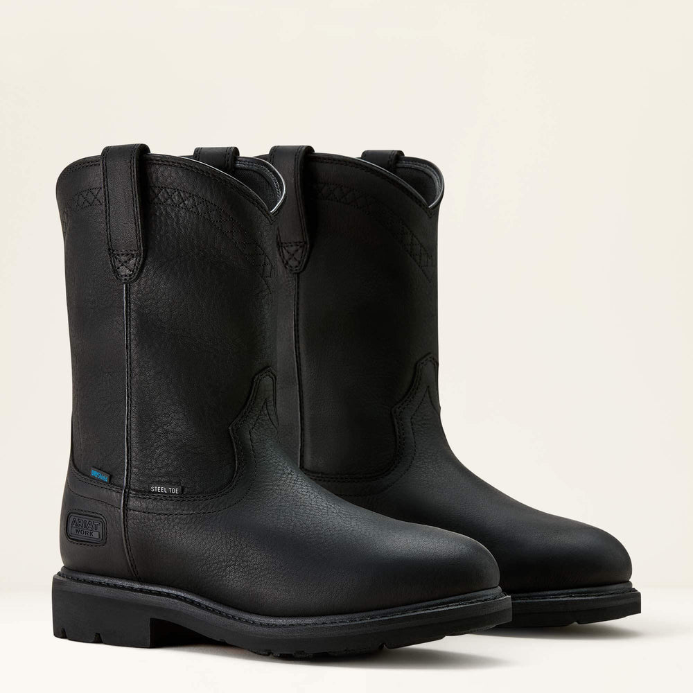 Sierra Waterproof Roper Toe Steel Toe Work Boot-Ariat