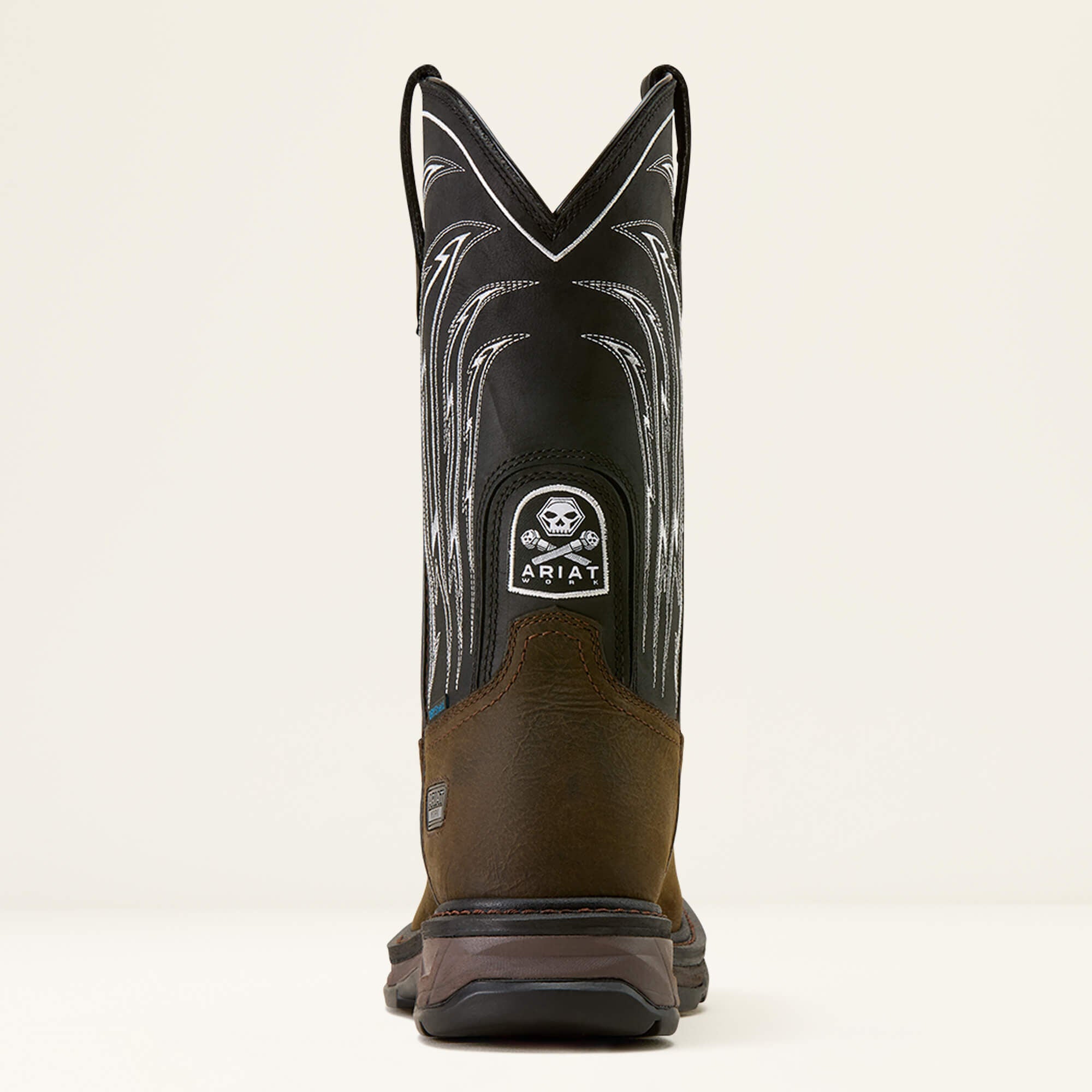 WorkHog XT Bolt Skull Waterproof Wide Square Toe Work Boot-Ariat