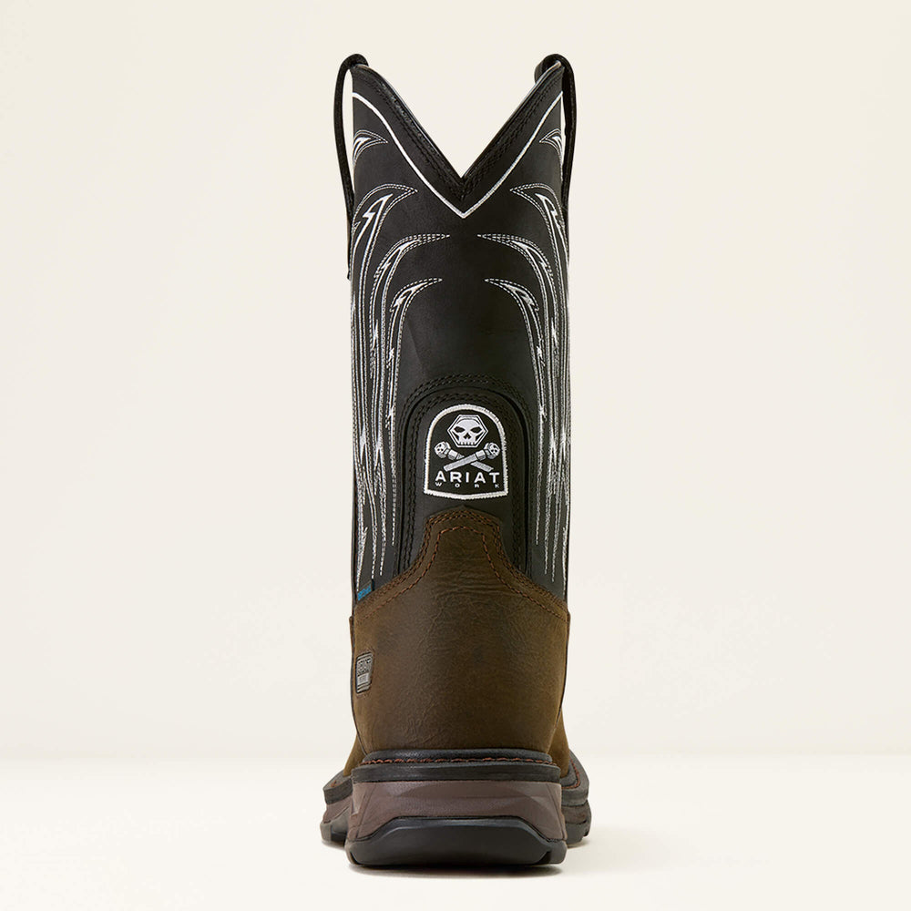 WorkHog XT Bolt Skull Waterproof Wide Square Toe Work Boot-Ariat