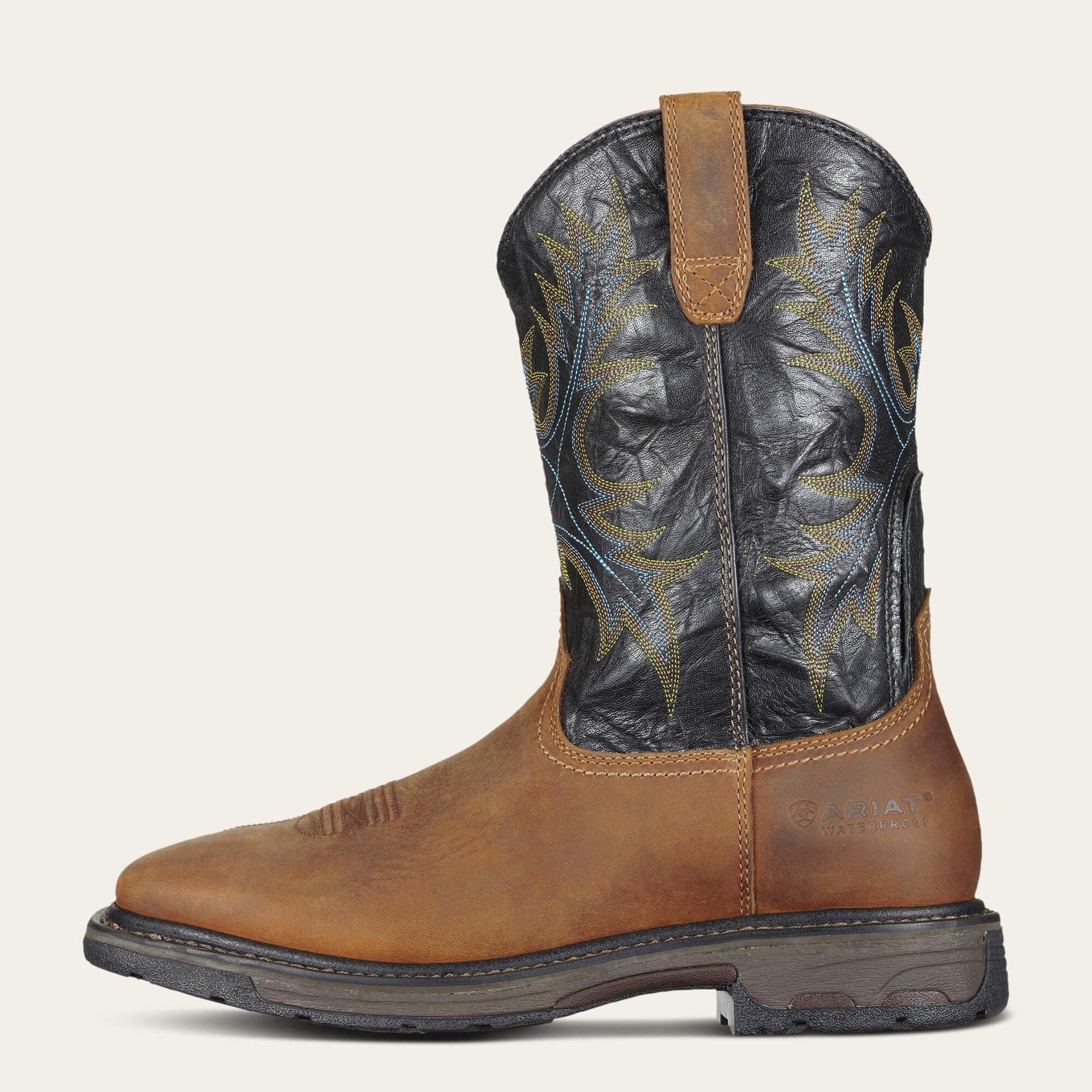 WorkHog Wide Square Toe Waterproof Steel Toe Work Boot-Ariat
